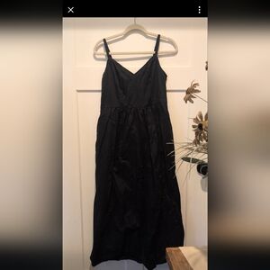 Old Navy Black Midi Dress
